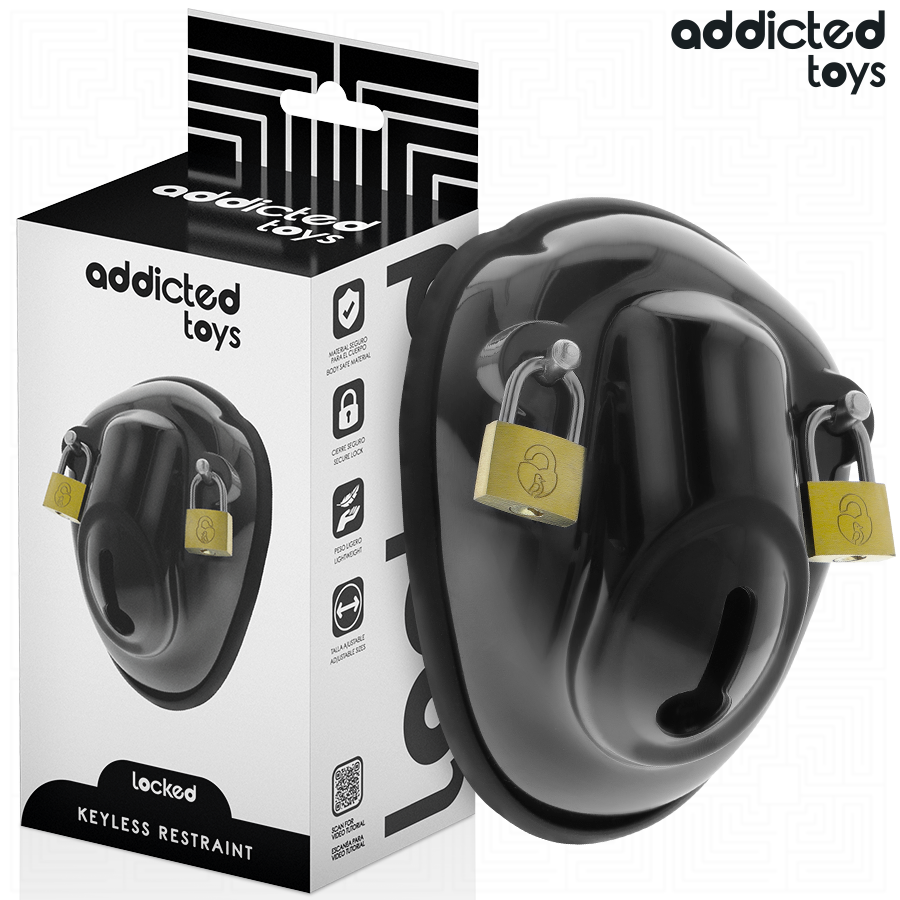 ADDICTED TOYS LOCKED A PENIS VERROUILLEE SANS CLE 115 CM