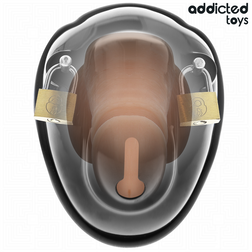 Cage de chasteté coquille avec cadenas — Locked — vue 2