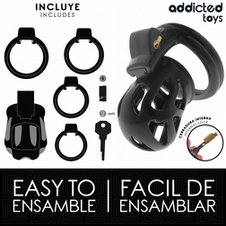 Cage de chasteté ultra-compacte silencieuse 5,8 cm — Locked Silent Keep — vue 4
