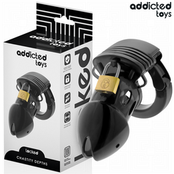 Cage de chasteté semi-ouverte ajustable 7,5 cm — Chastity Depths