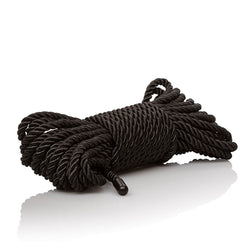 Corde bondage souple noire 10 m — Scandal BDSM Rope — vue 2