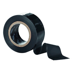 Harnais Calexotics Ruban bondage auto-adhésif noir en PVC vu de face