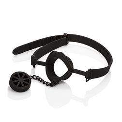 Plug anal Calexotics Bâillon O-ring silicone avec plug détachable — Scandal vu de face