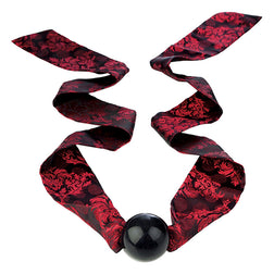 Bâillon-balle silicone à nouer — Scandal Ball Gag