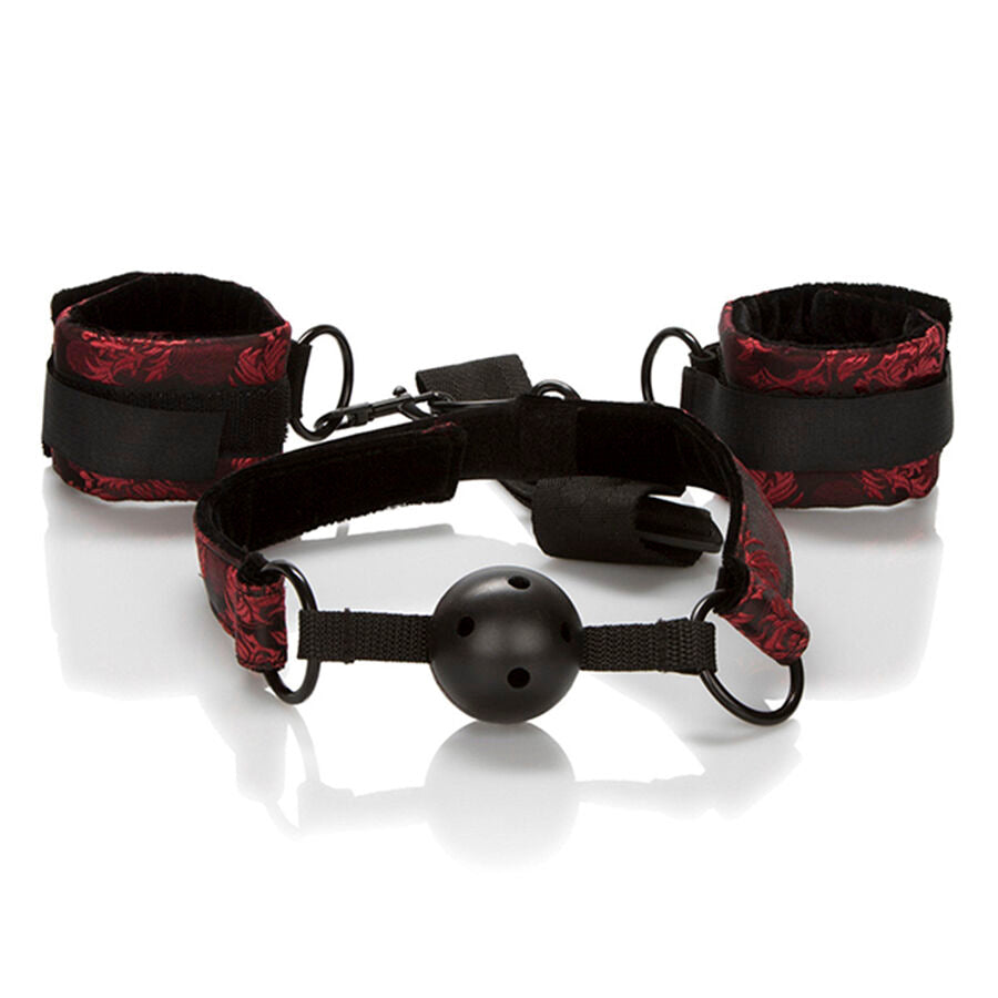 CALEXOTICS SCANDAL BAILLON BOULE RESPIRANT AVEC MENOTTES