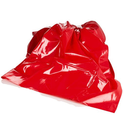 CalExotics red waterproof protection sheet, 203 x 226 cm.