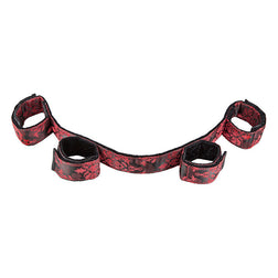 Barre de bondage pliable avec 4 menottes incluses — Scandal