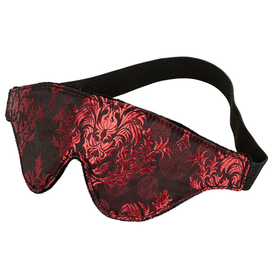 Masque BDSM broderie baroque rouge et noir — Scandal · Calexotics · Fetish & BDSM