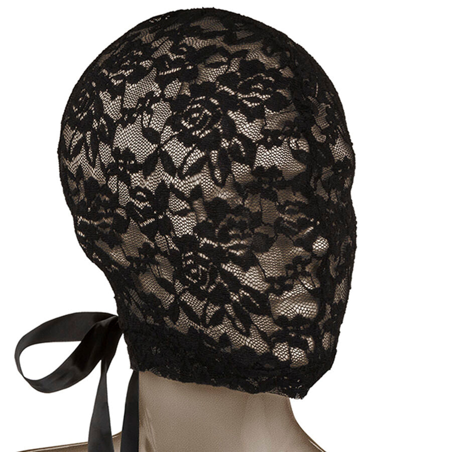 CALEXOTICS SCANDAL CAGOULE EN DENTELLE NOIRE AVEC NOEUD