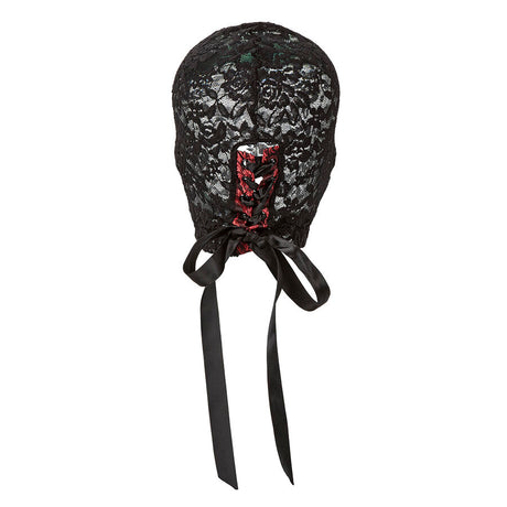 CALEXOTICS SCANDAL CAGOULE EN DENTELLE NOIRE AVEC NOEUD