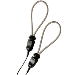 Cockrings lasset e-stim métal ajustables lot de 2 — ElectraLoops — vue de face