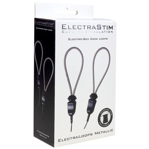 Cockrings lasset e-stim métal ajustables lot de 2 — vue de profil
