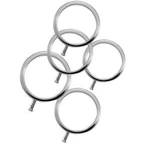 ELECTRASTIM ELECTRARINGS ANNEAUX PENIS EN METAL PACK DE 5