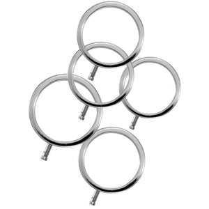 ELECTRASTIM ELECTRARINGS ANNEAUX PENIS EN METAL PACK DE 5