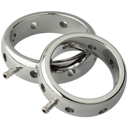 Cockring e-stim acier 316 diamètre 38 mm — Prestige — vue de face