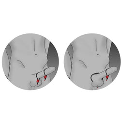 Cockring Prestige ElectraLoops rouge - vue détaillée produit