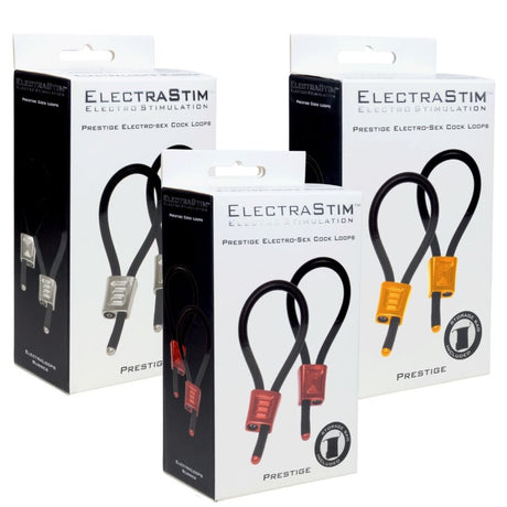 Cockring Prestige ElectraLoops rouge - vue produit de profil