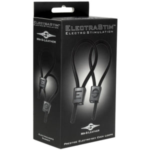 ELECTRASTIM PRESTIGE ELECTRA LOOPS ANNEAUX PENIENS REGLABLES NOIRS