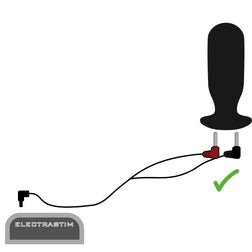Accessoire BDSM Câbles stimulation électro connecteurs - emballage produit