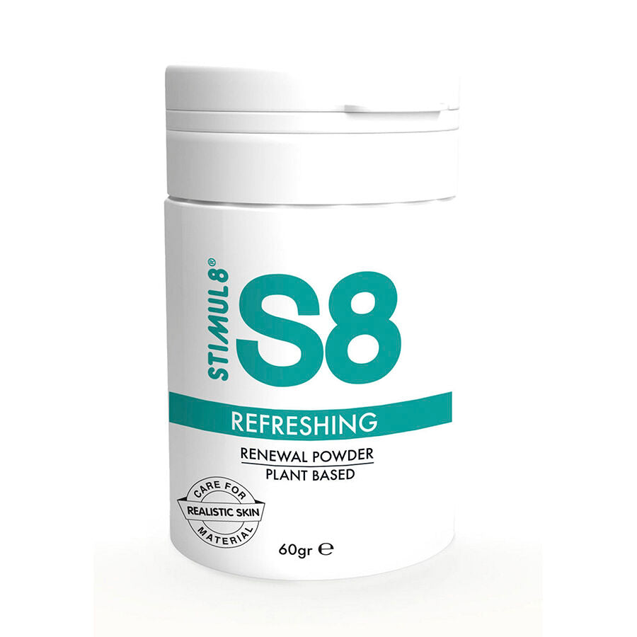 STIMUL8 S8 POUDRE RAFRAICHISSANTE NATURELLE RENOUVELANTE 60 GR