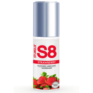 Lubrifiant aromatisé — S8 Fraise 125 ml · Stimul8 · Lubrifiants aromatisés