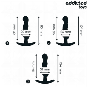 Kit 3 plugs ondulés progressifs — vue détaillée