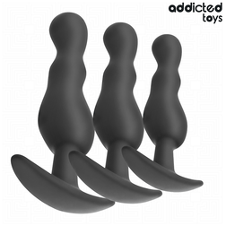 Kit 3 plugs ondulés progressifs — vue de profil