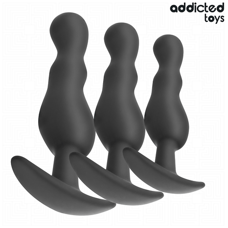 Kit 3 plugs ondulés progressifs — vue de profil
