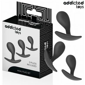 Kit 3 plugs courbés progressifs · Addicted Toys · Plugs