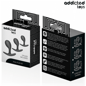 Kit 3 plugs courbés progressifs — emballage
