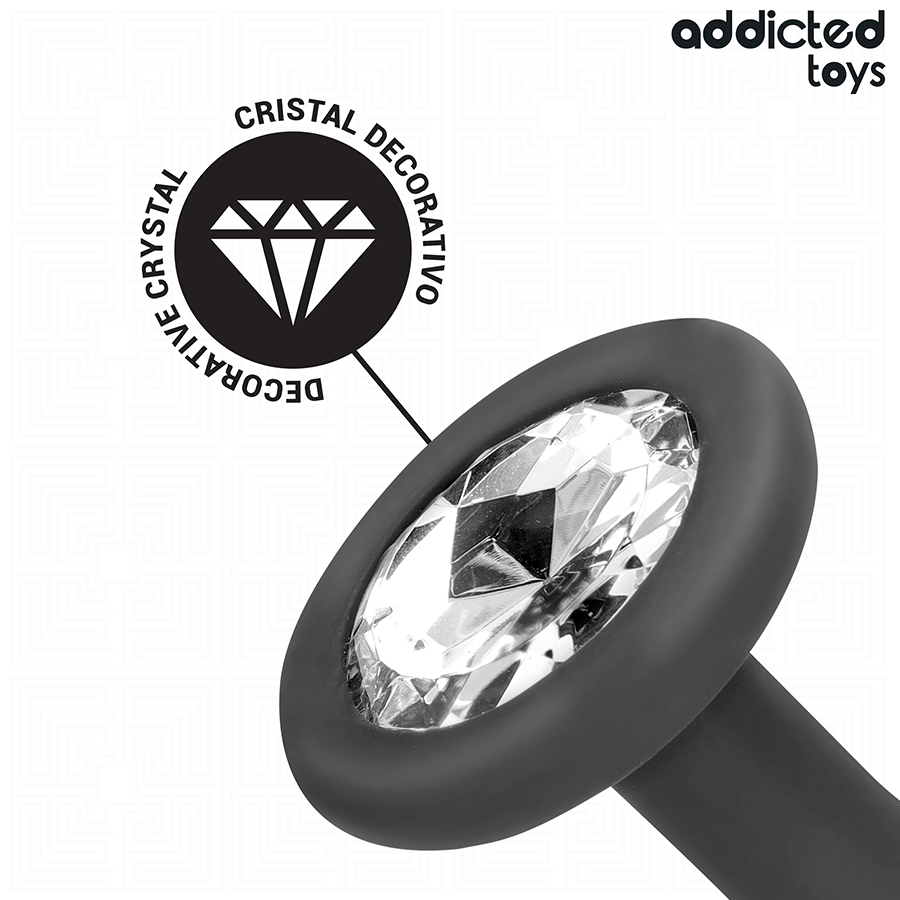Kit 3 plugs bijou cristal progressifs — gros plan