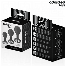 Kit 3 plugs bijou cristal progressifs — emballage