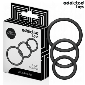 ADDICTED TOYS LOT DE ANNEAUX EN SILICONE MODELE 2