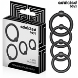 ADDICTED TOYS LOT D ANNEAUX EN SILICONE A PRESSION