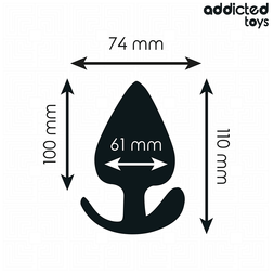 Plug anal XXL 11 cm — vue détaillée