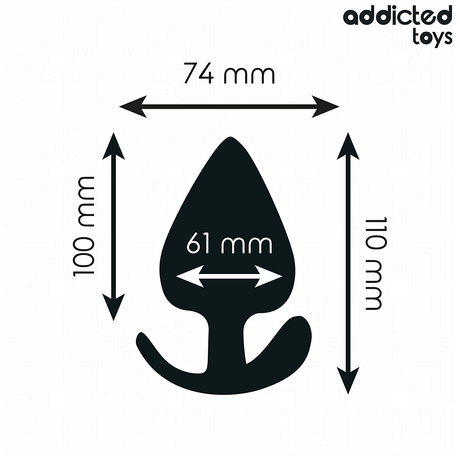 Plug anal XXL 11 cm — vue détaillée