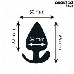 Plug anal M para principiantes de 6,6 cm — vista detallada