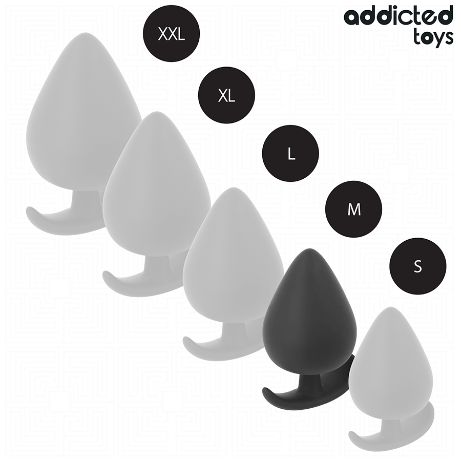 Plug anal M 6,6 cm débutant — gros plan