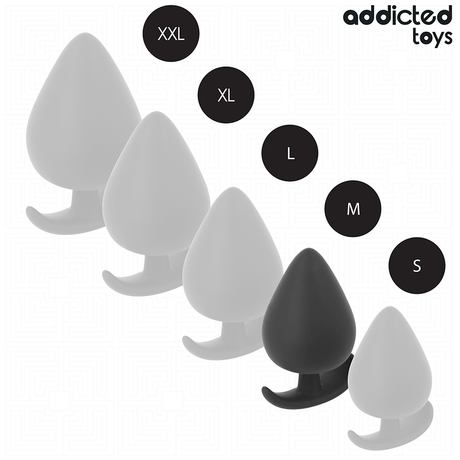 Plug anal M 6,6 cm débutant — gros plan