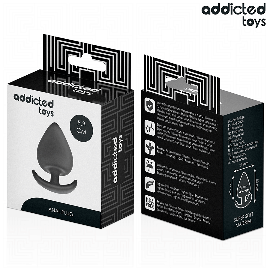 ADDICTED TOYS PLUG ANAL TAILLE S 53 CM
