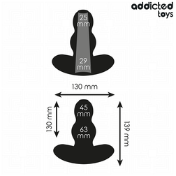 Plug tunnel creux XL 13,9 cm — vue détaillée