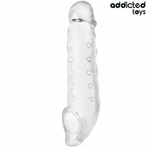 ADDICTED TOYS EXTENSION DE PENIS TRANSPARENTE TAILLE S 23 CM