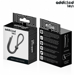 Cockring lasso ajustable boucle unique silicone — emballage