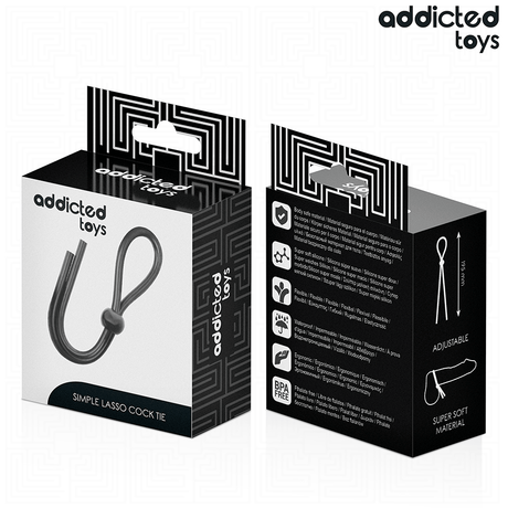 Cockring lasso ajustable boucle unique silicone — emballage