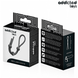Cockring triple lasso silicone — emballage
