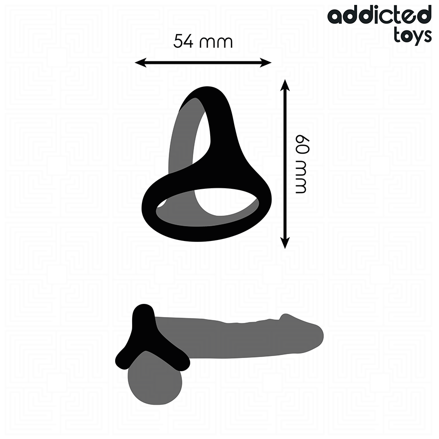 ADDICTED TOYS ANNEAU PENIS TRIPLE EPAIS