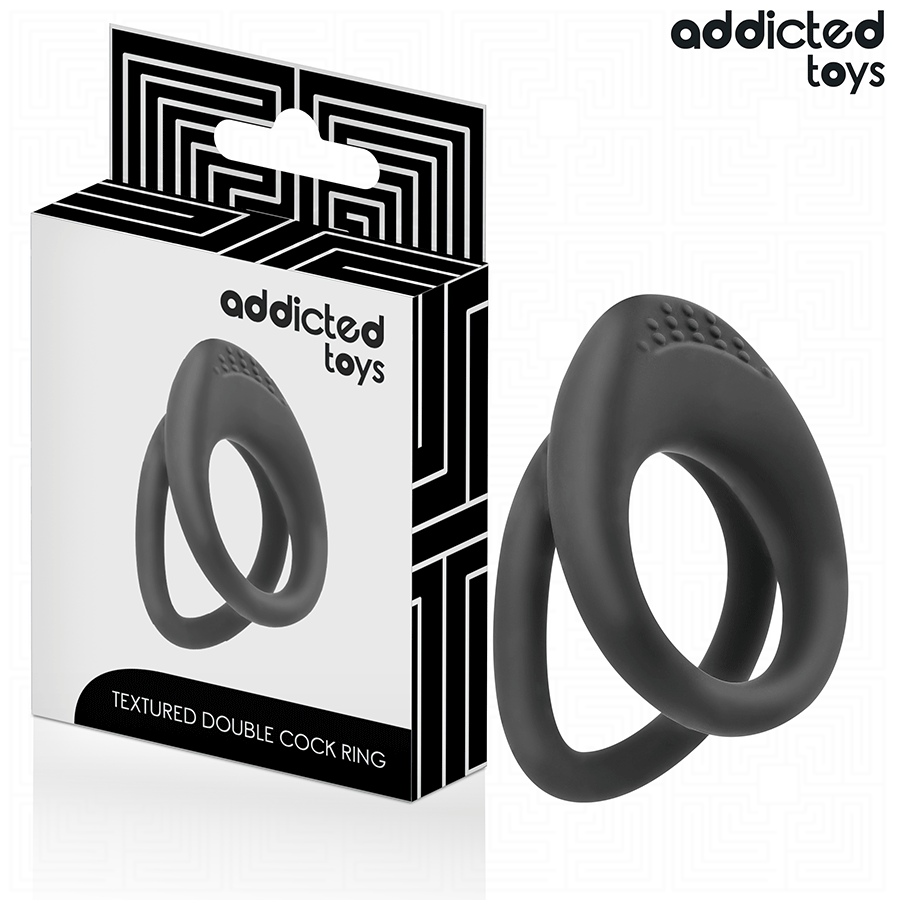 ADDICTED TOYS ANNEAU PENIS A DOUBLE TEXTURE