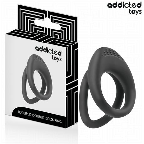 ADDICTED TOYS ANNEAU PENIS A DOUBLE TEXTURE