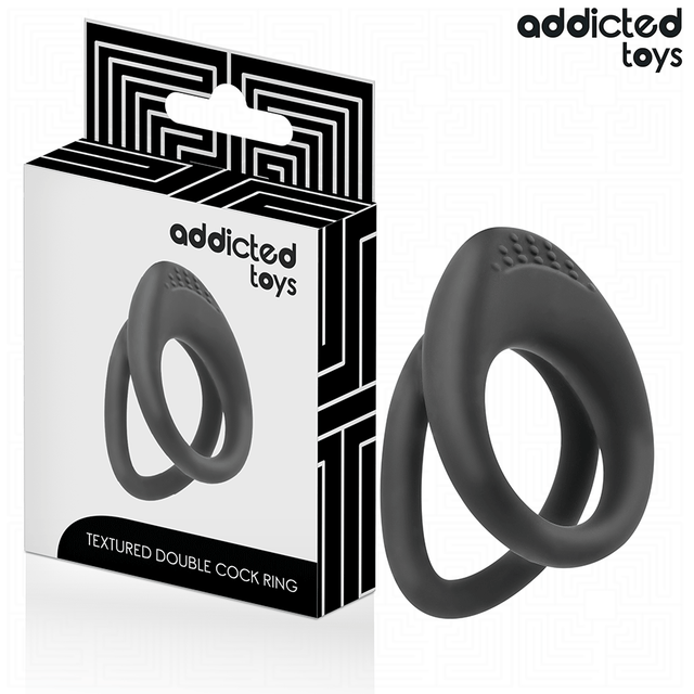ADDICTED TOYS ANNEAU PENIS A DOUBLE TEXTURE