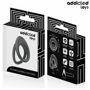 ADDICTED TOYS ANNEAU PENIS A DOUBLE TEXTURE
